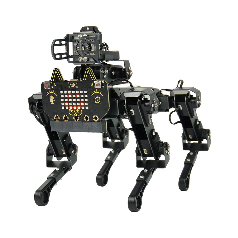 Keyestudio Fox:bit ESP32 XGO-lite: Robot chó bốn chân AI cho học sinh học lập trình STEM